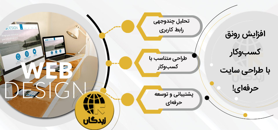 خدمات طراحی سایت زبدگان